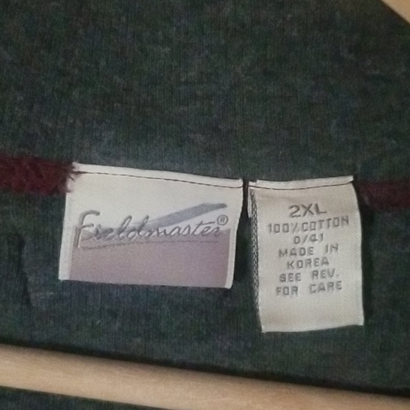 Fieldmaster Sweater Shirt warm Zipper Size 2XL - Picture 3 of 7